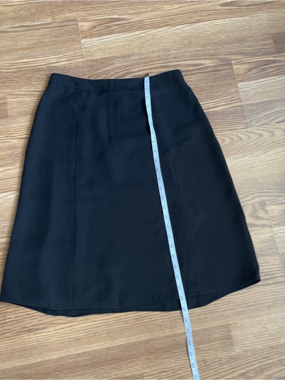 Magaschoni Collection Black Silk Blend Pencil Skirt Knee Length Lined NWOT Sz 8 - Picture 2 of 9